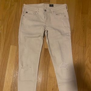 AG Ankle Skinny Jeans - Pink